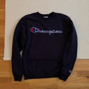 Vintage Embroidered Champion Crewneck Sweatshirt